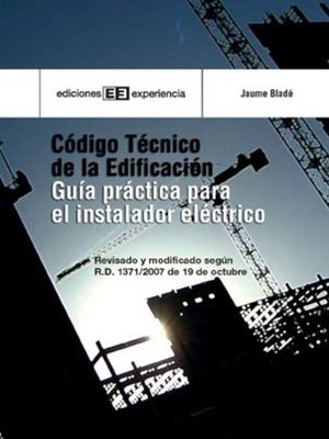 cover image of Código técnico de edificación. Guía práctica para el instalador
